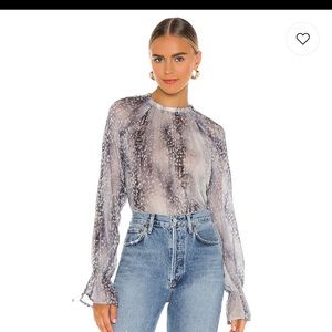 Bella Dahl Raglan Sleeve Elastic Waist Top